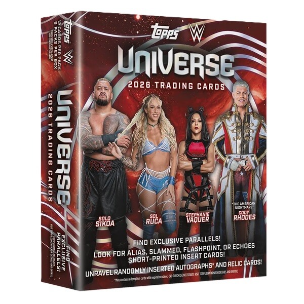 2026 Topps Universe Wrestling WWE Mega Box