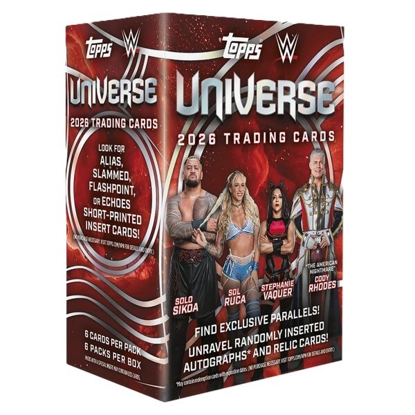 2026 Topps Universe Wrestling WWE Blaster Box