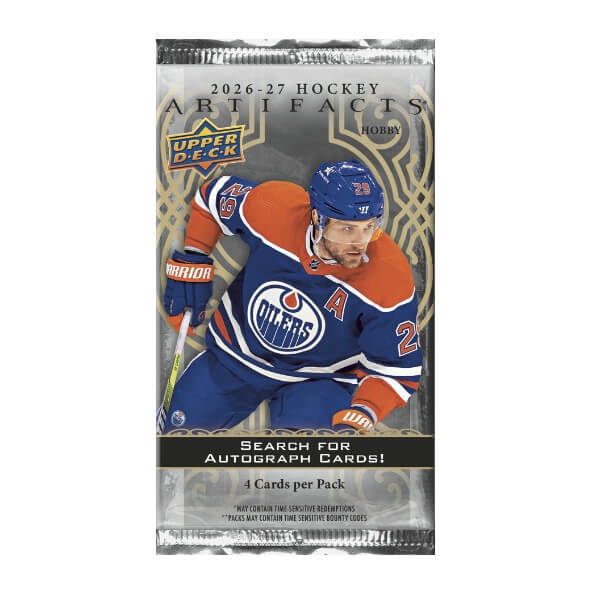 2026–2027 Upper Deck Artifacts Hockey Hobby Pack – NHL Hockey Cards
