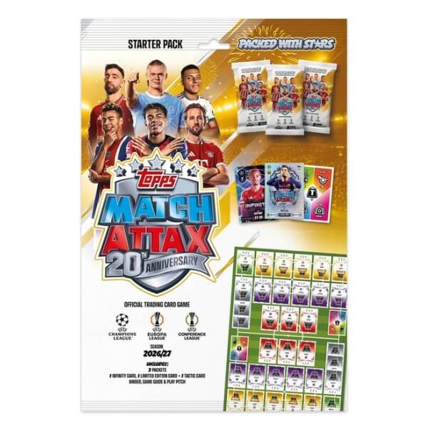 2026-2027 Topps Match Attax Starter Pack - Soccer Cards