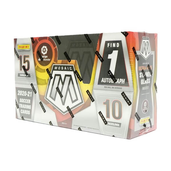 2020/2021 Panini Mosaic La Liga Soccer Hobby Box - Soccer Cards