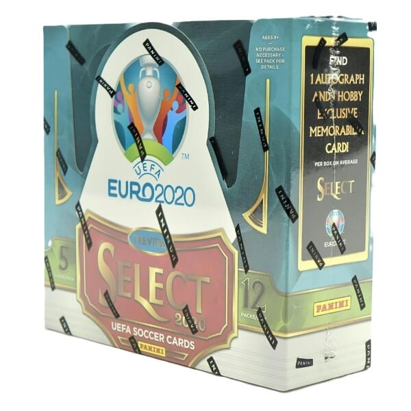 2019/2020 Panini Select UEFA Euro Preview Soccer Hobby Box - soccer cards