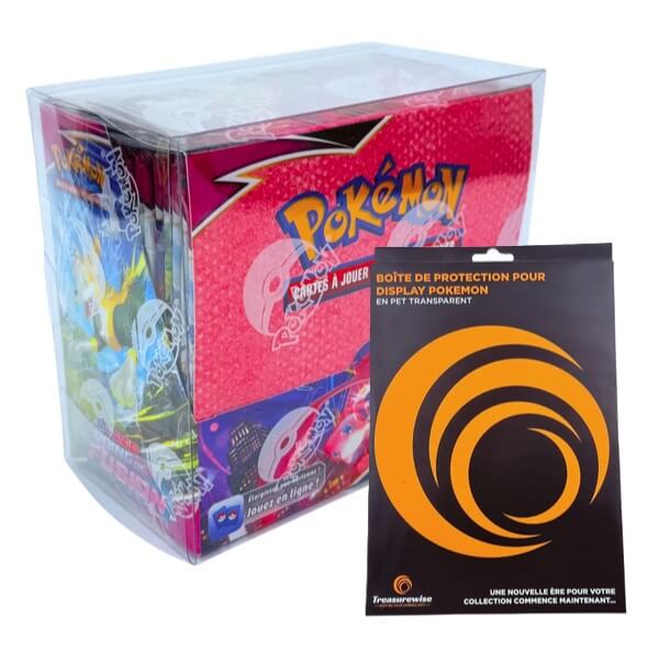 TreasureWise Protective PET Box for Pokémon Booster Box - 5 pcs