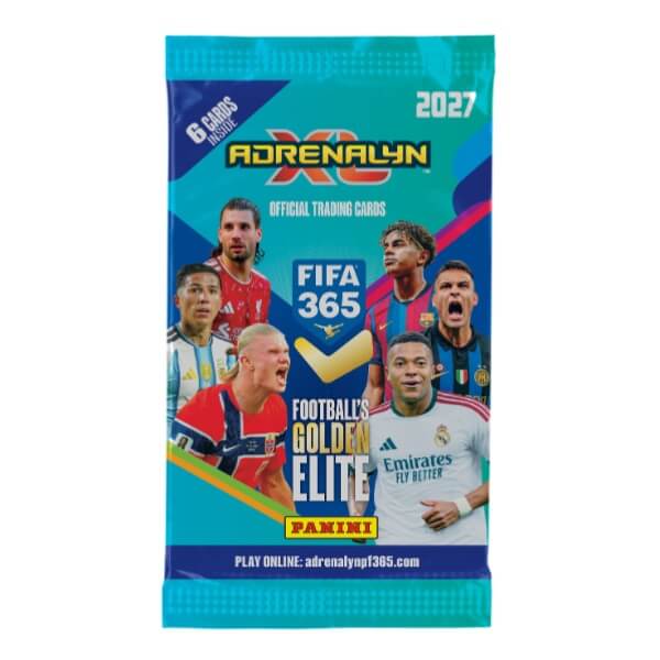 Panini FIFA 365 2026/2027 Adrenalyn XL Booster Pack - Soccer Cards 