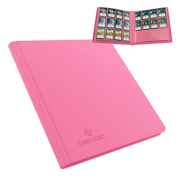 Gamegenic Zip-Up 24-Pocket Pink Card Album