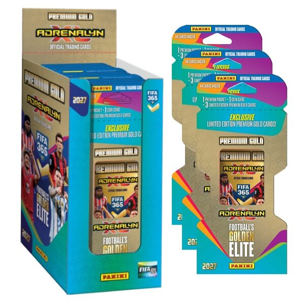 Panini FIFA 365 2026/2027 Adrenalyn XL Premium Gold Box - Soccer Cards 