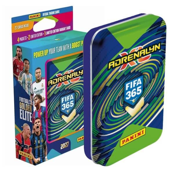 Panini FIFA 365 2026/2027 Adrenalyn XL Pocket Green Tin - Soccer Cards