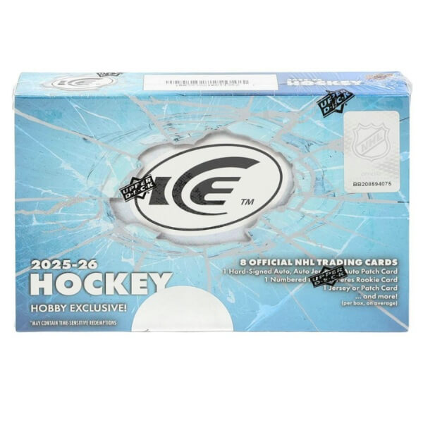 2025-2026 Upper Deck Ice Hockey Hobby Box - NHL Hockey Cards