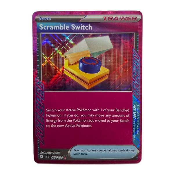 The Scramble Switch Pokémon card from the League Battle Deck