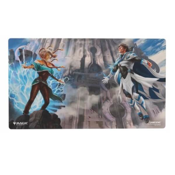 Shiny Playmat Magic: The Gathering Reality Fracture - Tam Beleren, Conflicted, and Jace, Building Reality