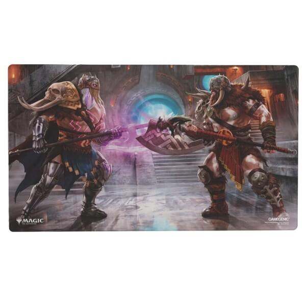 Shiny Playmat Magic: The Gathering Reality Fracture - Garruk of the Veil and Garruk Uncursed 