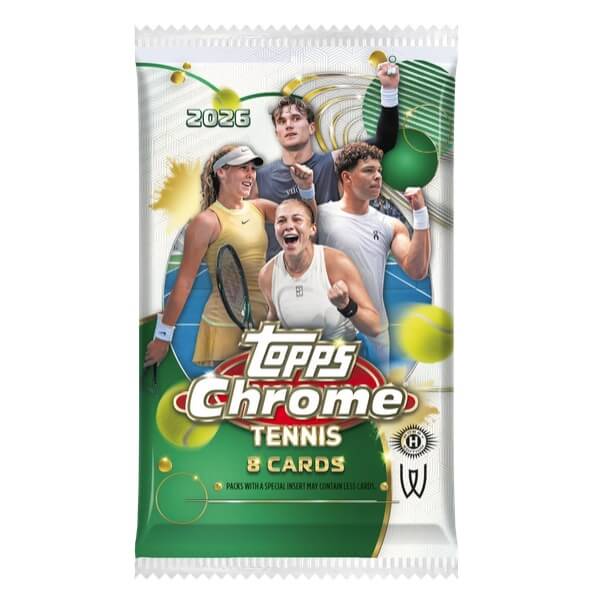 2026 Topps Chrome Tennis Hobby Pack