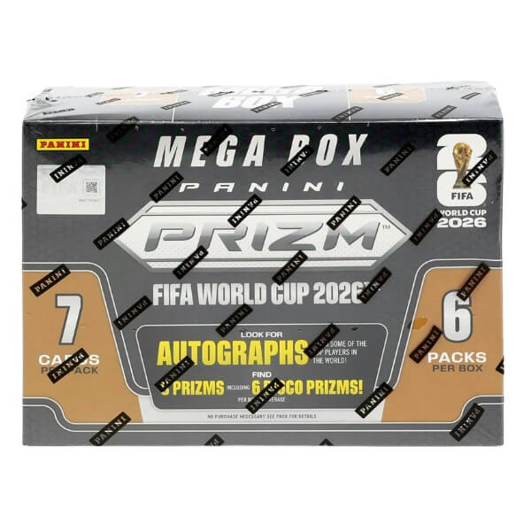 2026 Panini Prizm FIFA World Cup Soccer Hobby Mega Box - soccer cards