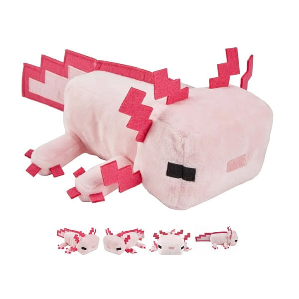 Minecraft Plush Axolotl - 25 cm