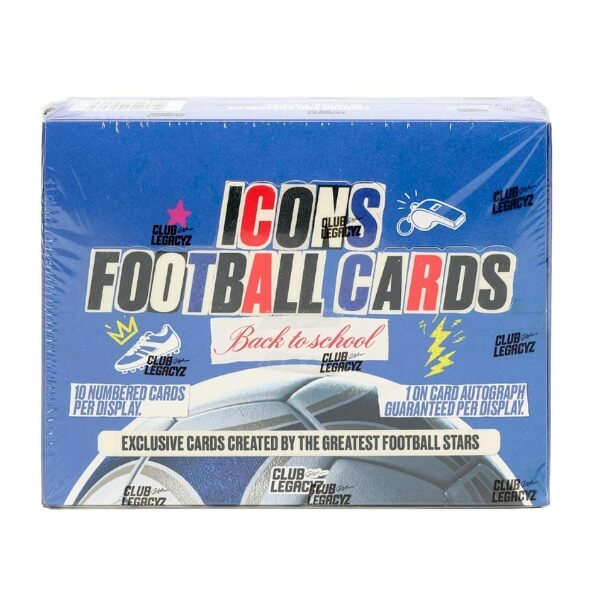 2026 Club Legacyz Icons Football Back to School 5th Edition Hobby Box - soccer cards