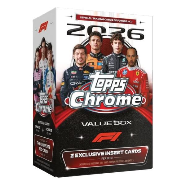 2026 Topps Chrome Formula 1 Blaster Box - F1 Cards