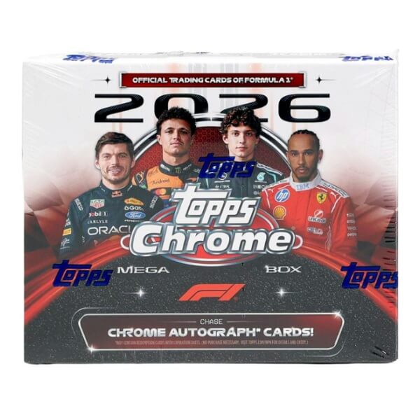 2026 Topps Chrome Formula 1 Mega Box - F1 Cards