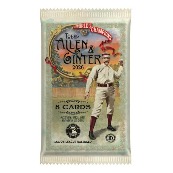 2026 Topps Allen and Ginter Baseball Hobby Pack - MLB and Celebrity Cards