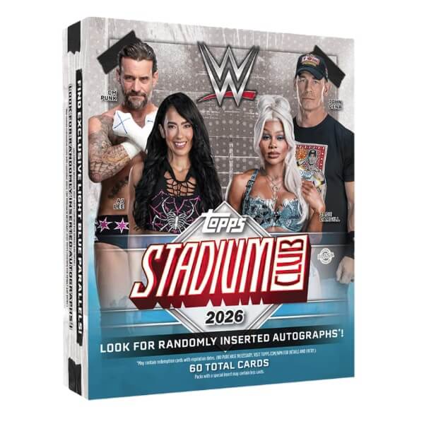 2026 Topps Stadium Club WWE Wrestling Mega Box