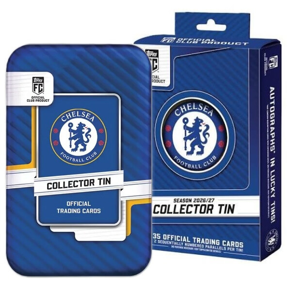 2026-2027 Topps Chelsea Collector Tin – Soccer Cards