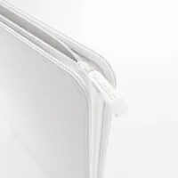 Gamegenic Zip-Up 18-Pocket White Card Album