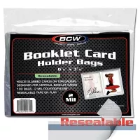 BCW booklet card sleeves (vertical) - 100 pcs