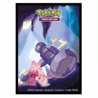 Pokémon card sleevs with Tinkaton theme