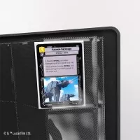 Star Wars: Unlimited album 18-Pocket - Black - side card insertion