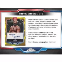 Topps UFC Chrome Hobby pack 2025 - MMA Collectible Cards