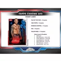 Topps UFC Chrome Hobby Box 2025 - MMA Collectible Cards