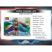 Topps UFC Chrome Hobby Pack 2025 - MMA Collectible Cards