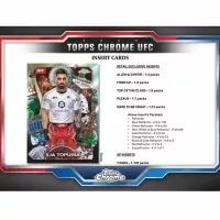 Topps UFC Chrome Blaster Box 2025 - MMA Collectible Cards