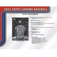 2025 Topps Chrome Baseball Hobby Jumbo Box
