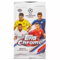 Topps Chrome deck of 20-21 football cards