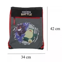 Pokémon sports bag/gym bag - Battle Gengar vs Snorlax