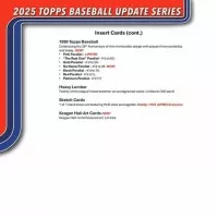 2025 Topps Baseball Hobby Box Update Series - Collectible Cards