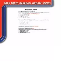 2025 Topps Baseball Blaster Box Update Series - Collector Cards