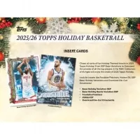 2025-2026 NBA Cards Topps Basketball Holiday Mega Box