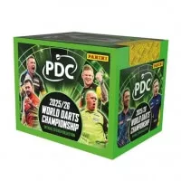 2025/26 PDC World Darts Championship Sticker EN - box (36 packs)