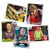 2025/26 PDC World Darts Championship Sticker EN - box (36 packs)