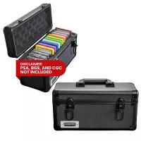 EVORETRO Aluminum Graded Card Storage Case 15-Slot | Black 