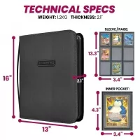 Album na karty Evoretro Shield+ Topload Cards Binder 9-Pocket - Black (216 karet)