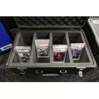 Carrying and storage case for graded 140 cards Black XL