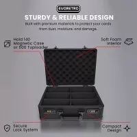 Toploader Card Storage Box for 140 Magnetic Case and 600 Toploader Combination Lock