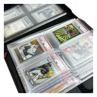 Graduated Card Album Evoretro Premium Cards Binder 4-Pocket - Black (36 cards)