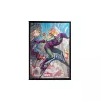 Card Covers Gamegenic - MTG Marvel's SpiderMan Premium Art Sleeves - Spider-Man Green Goblin (105 pcs)