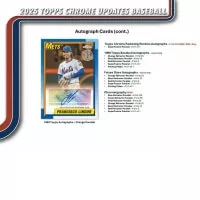 2025 Topps Chrome Update Series Baseball 