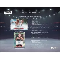 2025 Topps Stadium Club Chrome UFC Blaster Box - MMA Collectible Cards