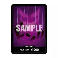 One of two possible promo cards in the One Piece TCG - The Azure Sea's Seven Double Pack Set (DP-09)