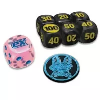 Pokémon Chaos Rising Elite Trainer Box Dice Coins